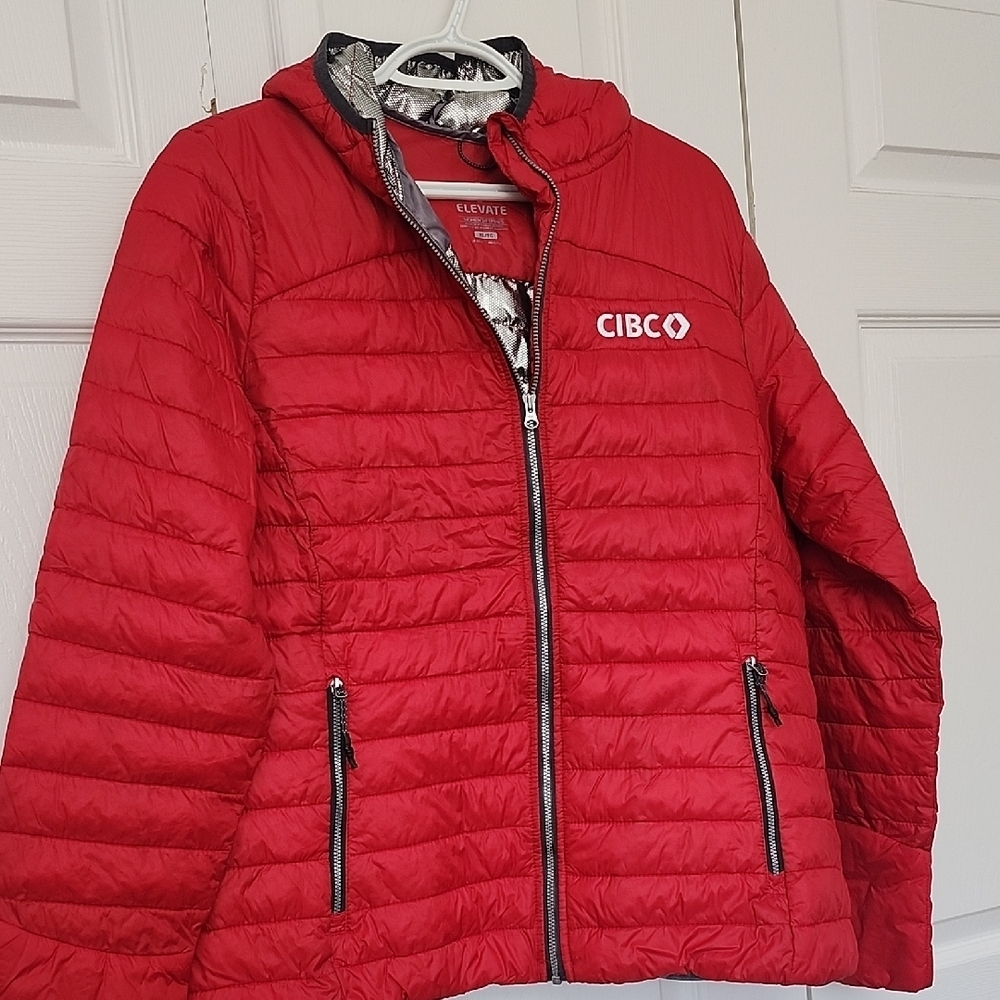 Women's Red Puffer Jacket